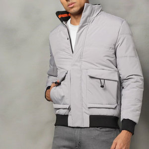 Chaqueta de Burbujas Nueva y Moderna para Hombre, Chaqueta de Invierno Transpirable y Cortavientos, Tejido de Lona - Product Image 1