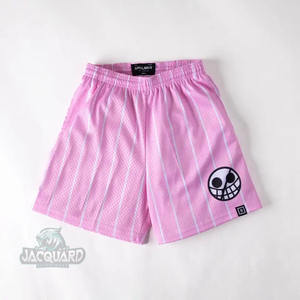 กางเกงขาสั้นออกกำลังกายสำหรับผู้ชายขนาด5นิ้วแบบ Inseam แนวสตรีทตาข่ายผ้าโพลีเอสเตอร์100% ล้วนพิมพ์ซับลิเมชันเป็นมิตรกับสิ่งแวดล้อมผลิตตามสั่งขนาดพิเศษ - Product Image 6