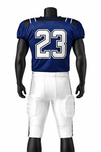 Nuevo Diseño Personalizado de Uniforme de Fútbol Americano de Manga Corta en Color Liso con Diseño de Logotipo Personalizado y Opciones de Color Personalizadas - Product Image 2