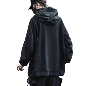 Sweats à capuche à broderie graphique pour hommes, légers, avec logo personnalisable, vêtements d'hiver baggy et confortables de différentes couleurs. - Product Image 5