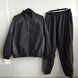 Custom Plus Size Winter Printed 2-Piece Windbreaker <b>Shorts</b> & Hooded Jacket Tracksuit Reflective <b>Zip</b>-Up Nylon Streetwear Set - Product Image 3