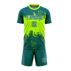 Ensemble de Tenues de Football Personnalisées Respirantes pour Hommes et Enfants – Maillot et Short à Séchage Rapide pour Entraînement d'Équipe et Match – Vêtements de Sport OEM ODM ProX - Product Image 6