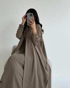 Abaya pour femmes, robe islamique turque longue, en gros, sur mesure, luxe, satin de soie, anti-rides, faite à la main, de haute qualité, toutes saisons, petite taille - Product Image 6