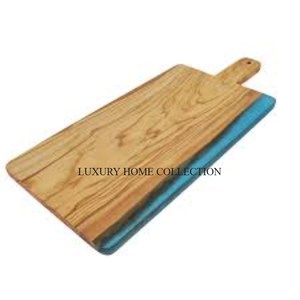 Gran tabla de cortar de madera con amplia superficie ideal para cortar verduras, rebanar frutas y preparar carnes de manera eficiente - Product Image 6