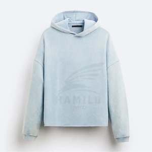 Durable Men's100 % Coton Thermique Pull Hoodies Style Solide Motif Imprimé Respirant Doublé Basics Coton Mélangé - Product Image 6