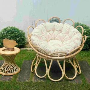 Fauteuil Papasan en rotin bohème fabriqué au Vietnam, chaise de loisirs d'extérieur pour salon, chambre, hôtel, villa, mobilier de maison - Product Image 5