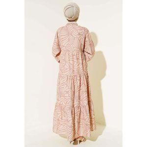 Robe décontractée à la cheville élastique à motifs en vison - Product Image 4