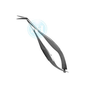 Vannas en acier inoxydable à pointes aiguisées inclinées vers le côté, qualité chirurgicale - Product Image 5