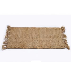 Alfombra tejida a mano antideslizante para interiores, Alfombra de yute Kilim de lana de yute tradicional, Lavable a mano, 100% - Product Image 5
