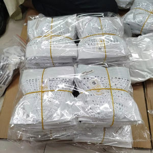 Nouveau bonnet de prière musulman Kufi formel de haute qualité pour hommes, couleur unie, maille 100% coton, broderie à la main écologique, réglable - Product Image 2