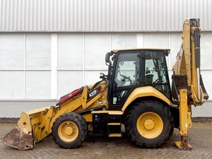 Retroexcavadora Usada 420e 420f Barata, Motor de Gasolina, Bomba de Cojinete, Caja de Cambios, Mini Cargadora de Ruedas - Product Image 4