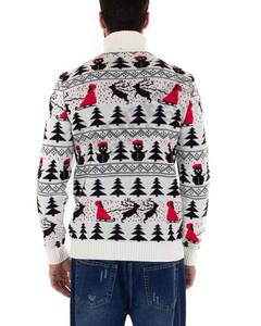 Custom Printed Embroidery <b>Long</b> Sleeve Pullover Casual Blank Winter Wear <b>Men</b> Sweaters Wholesale price Breathable Wool <b>Men</b> Sweater - Product Image 3