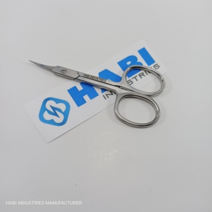 Ciseaux à cuticules avec logo personnalisé, ciseaux professionnels pour enlever les cuticules, manucure, cisaille, fabricant d'outils de beauté - Product Image 1