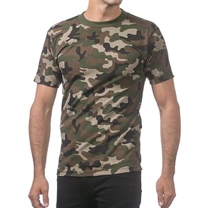 OEM Venta caliente personalizado senderismo hombres pesca camiseta Camo diseño redondo Mock cuello sublimación impresión moda camisetas transpirables - Product Image 5
