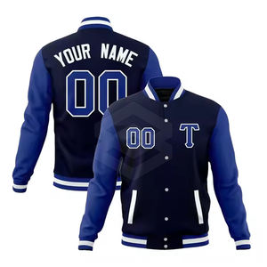 Chaqueta deportiva con letras de chenilla bordadas para hombre, chaqueta de invierno de alta calidad de último diseño de manga larga - Product Image 6