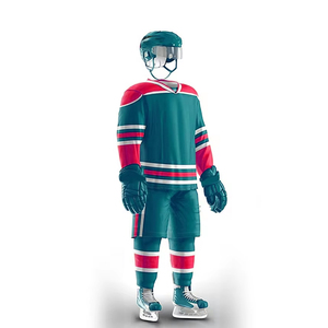 Ensemble d'uniformes de maillots de hockey sublimés OEM Uniformes de hockey sur glace avec logo personnalisé Meilleure vente de maillots de style hockey sur glace - Product Image 2