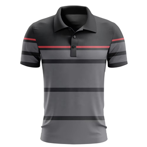 Polo pour homme Ryan Pro Gear, logo personnalisé, OEM, tissu en coton, respirant, vêtements décontractés, vente en gros d'usine - Product Image 3