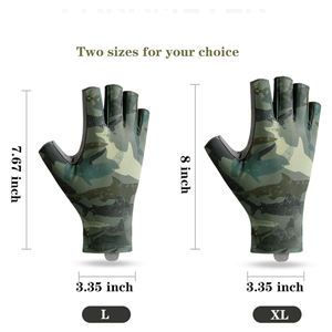 2025 High Quality Custom Logo Printing Fishing <b>Gloves</b> Best Design Light Weight Fishing Wear For Men's Made By France - Product Image 2