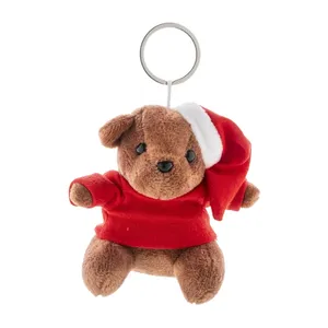 Porte-clés en peluche ours de Noël personnalisé Julnalle, gadgets personnalisés pour une idée cadeau parfaite - Product Image 1