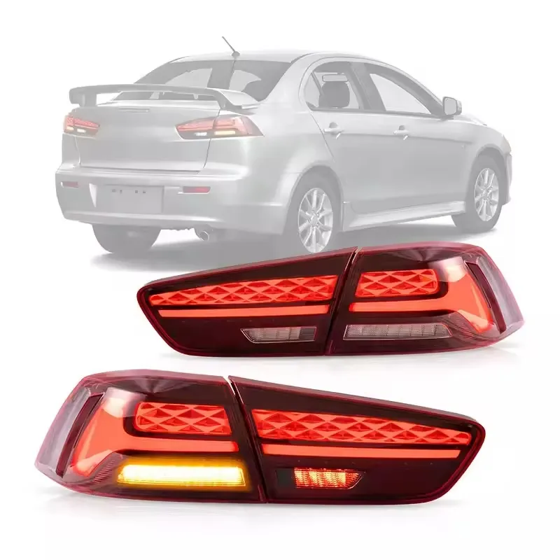 Wholesale Car light accessories LED taillight assembly rear lamp for Mitsubishi Lancer 2008-2020