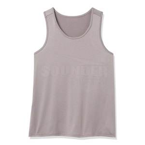 Camiseta sin mangas de patrón sólido informal para hombre más vendida 2025 de punto transpirable y ligero precio para adultos - Product Image 1