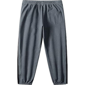 กางเกงหกกระเป๋าสำหรับผู้ชายสีล้วนมีกระเป๋าด้านข้างกางเกงมีกระเป๋าหกกระเป๋าสินค้าตรา - Product Image 3