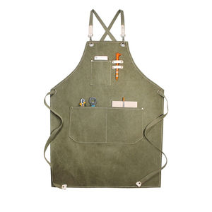 Canvas Chef Bib <b>Apron</b> Waterproof Woodworking <b>Aprons</b> Heavy Duty <b>BBQ</b> <b>Apron</b> Gift for Him - Product Image 6