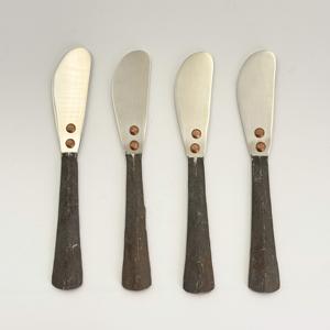 ชุดมีดเนยสแตนเลส 4 ชิ้น ด้ามเหล็กหล่อ คุณภาพเยี่ยม มีดเนย ชีส เค้ก ขายดี - Product Image 2