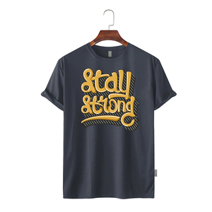 เสื้อยืดแขนสั้นลำลองผู้ชาย ฤดูใบไม้ร่วง ปี 2026 ผ้าฝ้าย 100% ระบายอากาศได้ดี ไม่เป็นขุย เป็นมิตรกับสิ่งแวดล้อม มีไซส์ใหญ่ รับสั่งทำลายด้านหน้า รับผลิตแบบ OEM - Product Image 5