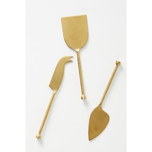 Ensemble de fromage poli brillant en acier inoxydable ensemble de couverts ensemble d'argenterie avec poignée de conception de branche - Product Image 4