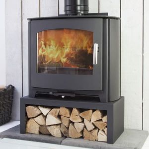 Estufa de Pellets de Hierro Fundido Moderna para Interiores con WiFi, para Quemar Leña, Forma de Briqueta, 10% de Ceniza, 4% de Humedad, Calefacción - Product Image 4