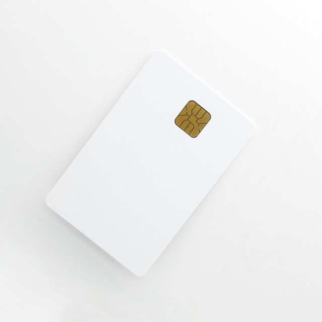 Contact IC Card AT24C01 AT24C02 1K-2K Bit I2C Serial EEPROM ISO7816 PVC Smart Card