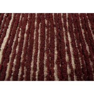 พรมขนสัตว์ผสมวิสโคสสีเบจ-น้ำตาล ลายทอแบบแฮนด์เมด รุ่น Abstract Top-116 จาก Jaipur Wunderkammer เหมาะสำหรับห้องนั่งเล่น ห้องโถง รูปทรงสี่เหลี่ยมผืนผ้า - Product Image 3