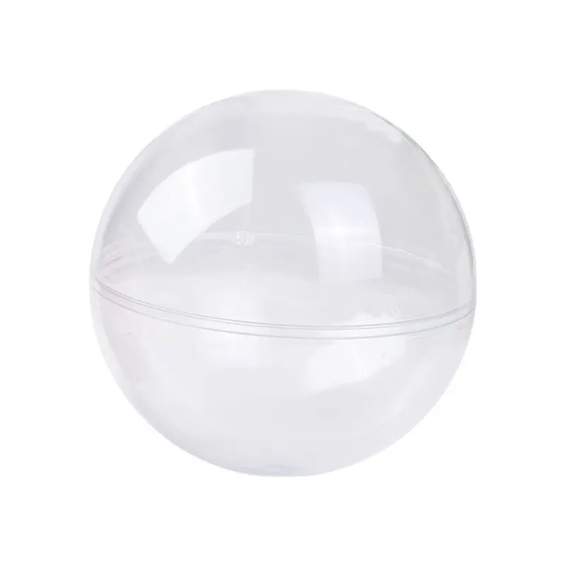 8CM Boules En Plastique Claires Moule de Bombe de Bain Set Artisanat En Plastique Ornements De Noël Boule Creuse BRICOLAGE Bombes De Bain Ornement