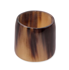 Anillo de servilleta de cuerno de búfalo Anillo de servilleta de lujo de alta calidad Fiesta de bodas Navidad 100% Anillos de servilleta de cuerno de búfalo y buey - Product Image 3