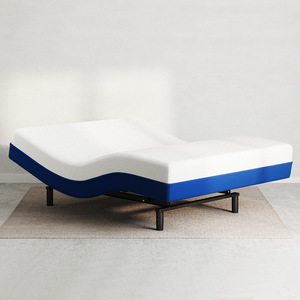 Lit intelligent en chêne moderne multifonctionnel à réglage automatique, cadre électrique zéro gravité pour appartement, hôtel, chambre à coucher - Product Image 3