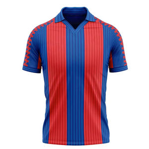 Vente en gros de maillots de football unisexe de haute qualité personnalisés par sublimation imprimés 100% polyester séchage rapide respirant vêtements de couleur personnalisés - Product Image 4