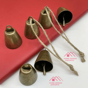 Home Hotel Indoor and Outdoor Decor Use Set of 2 Home Decorative Metal Bells - Product Image 5