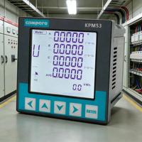 Solusi IOT CT Programmable 3 Phase Industry Power Meter Bidirectional Energy Meter Layar LCD Komunikasi RS485 0.5S