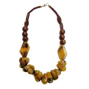 Collar Hecho a Mano para Mujer, Cuentas de Resina de Alta Calidad, Cadena de Cuerda, Estilo Clásico Religioso, Estilo Indio, para Aniversarios - Product Image 4