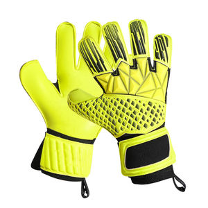 High Quality Leather Goalkeeper <b>Gloves</b> for Youth and Adults Wear-Resistant and Non-Slip for Outdoor Competition and Training - Product Image 4