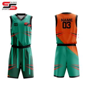 Poliéster Ropa deportiva Nuevo diseño Venta al por mayor Azul Baloncesto Jersey Conjuntos Uniforme de baloncesto Jóvenes uniformes de baloncesto - Product Image 5