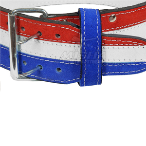 Cinturón de soporte de cintura para entrenamiento físico de cuero con logotipo personalizado para hombre, accesorio de gimnasio multicolor para protección de levantamiento de pesas para adultos - Product Image 3