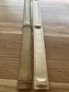 Varillas de Bambú Natural Cortadas por la Mitad para Soporte de Plantas Agrícolas y Construcción de Jardines - Product Image 5