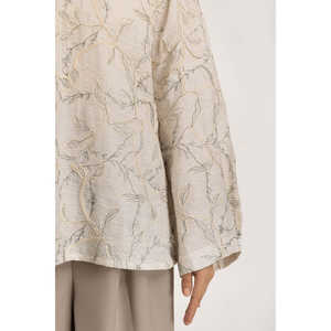 Chemises décontractées en lin à imprimé floral, coupe classique WM-CS-WS25-014 - Product Image 5