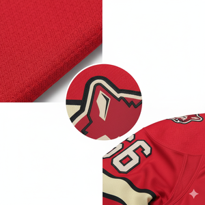 Camisetas de Hockey sobre Hielo Personalizadas al por Mayor, Sublimación, Absorción de Humedad, 100% Poliéster, Logotipo de Parche, Camiseta de Hockey - Product Image 4