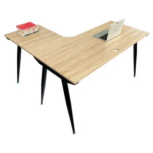 Escritorio Moderno en Forma de L para Portátil, de Madera, 140x120cm, Ajustable y Extensible, HBCO042 - Product Image 3