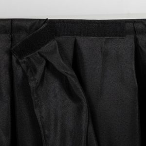 Polyester Rectangle <b>Table</b> Skirt with Ruffle Style for Wedding <b>Party</b> Birthday or Banquet <b>Table</b> <b>Decoration</b> - Product Image 3