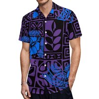 Nuevas Camisas de Hombre de Talla Grande con Estampado de Flores Tropicales Estilo Hawaiano, Antiencogimiento, Sublimadas, de Manga Corta, Cuello en V y Corte Holgado
