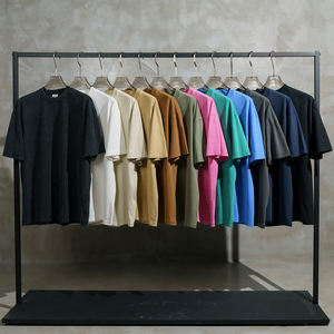 เสื้อยืดโอเวอร์ไซส์100% 260กรัมสำหรับผู้ชายเสื้อยืดปักโลโก้สไตล์วินเทจออกแบบได้ตามที่ต้องการ - Product Image 4